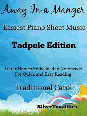 cover image of Away In a Manger Easiest Piano Sheet Music Tadpole Edition